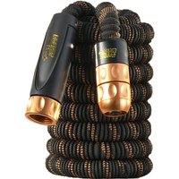 FlexiWonder Copper Bullet - Gartenschlauch 2,5m - Ausdehnungsfähigkeit bis zu 7,5m - Kein Abknicken - Schrumpfmechanismus - Kein Kurbeln oder von MEDIASHOP