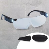 Zoom Magix led - led- Vergrößerungsgläser mit Lupeneffekt - 160% Vergrößerung - langlebiger Rahmen - Kratzfeste Gläser - Ideal für von MEDIASHOP