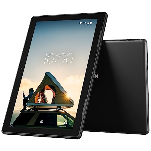 MEDION E10713 25,5 cm (10 Zoll) Full HD Tablet mit IPS Display (LTE, Android 10, Quad Core Prozessor, USB Typ C, 3GB RAM, 64GB Speicher, WLAN, Bluetooth, 5MP Kamera) schwarz von MEDION
