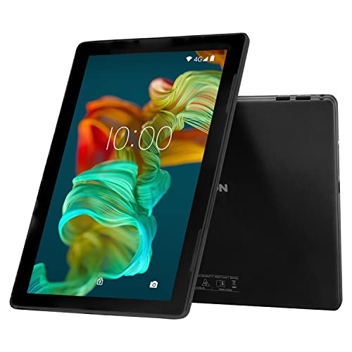 MEDION E10911 25,5 cm (10 Zoll) Full HD Tablet (LTE, Android 10, Quad Core Prozessor, USB Typ C, 3GB RAM, 64GB Speicher, WLAN, Bluetooth, 8MP Kamera) schwarz von MEDION