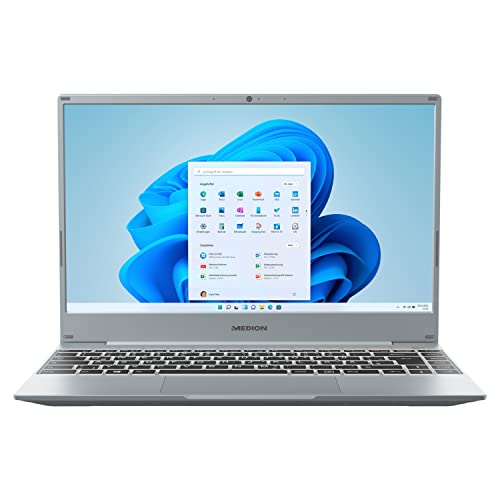 MEDION E14303 35,5 cm (14 Zoll) Full HD Notebook (AMD Ryzen 3 4300U, 8GB DDR4 RAM, 256GB SSD, AMD Radeon Vega 3, HD Webcam, Win 11 Home S Modus) von MEDION