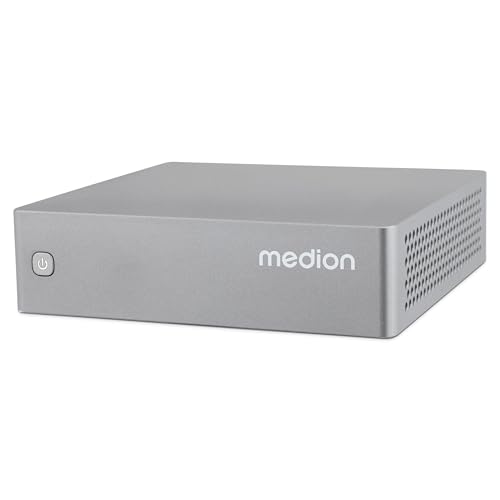 MEDION S06 Mini PC (Intel Core i5-1355U, 16GB DDR4 RAM, 512GB SSD, LAN, WLAN, VESA, HDMI, DP, Win 11 Pro) von MEDION