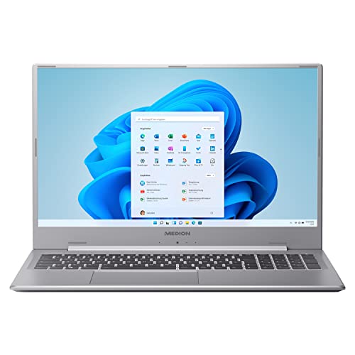 MEDION S17405 43,9 cm (17,3 Zoll) Full HD Notebook (Intel Core i5-1135G7, 8GB DDR4 RAM, 1TB PCIe SSD, Intel Iris Xe Grafik, HD Webcam, Win 11 Home) von MEDION