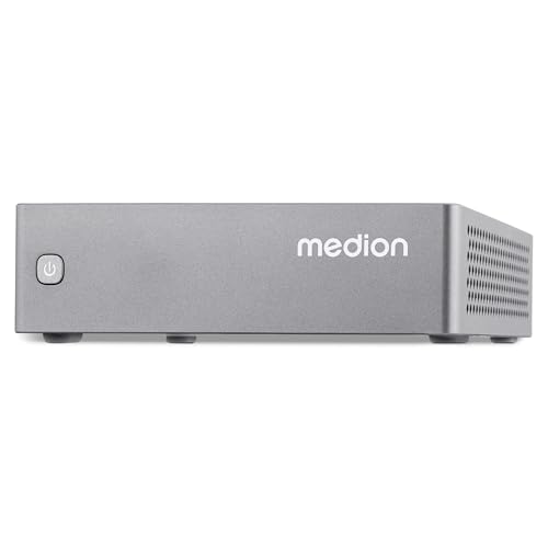 MEDION S06 Mini PC (Intel Core i5-1335U, 16GB DDR4 RAM, 512GB SSD, LAN, WLAN, VESA, HDMI, DP, ohne OS) von MEDION