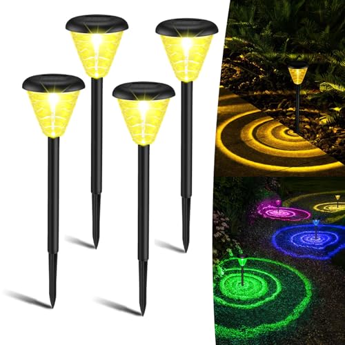 MEDOYOH 4er-Set Solar Wegeleuchten für Außen, Solarlampen Gartenleuchten Gartenbeleuchtung IP55 Wasserdicht für Terrasse Pfad Veranda Hof Garage Deck Treppen MEDOYOH 4er-Set Solar Wegeleuchten für Außen, Solarlampen Gartenleuchten Gartenbeleuchtung IP55 Wasserdicht für Terrasse Pfad Veranda Hof Garage Deck Treppen von MEDOYOH