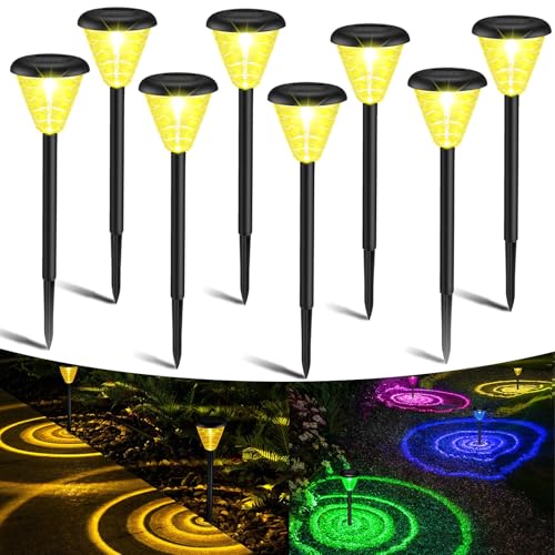 MEDOYOH 8er-Set Solar Wegeleuchten für Außen, Solarlampen Gartenleuchten Gartenbeleuchtung IP55 Wasserdicht für Terrasse Pfad Veranda Hof Garage Deck Treppen MEDOYOH 8er-Set Solar Wegeleuchten für Außen, Solarlampen Gartenleuchten Gartenbeleuchtung IP55 Wasserdicht für Terrasse Pfad Veranda Hof Garage Deck Treppen von MEDOYOH