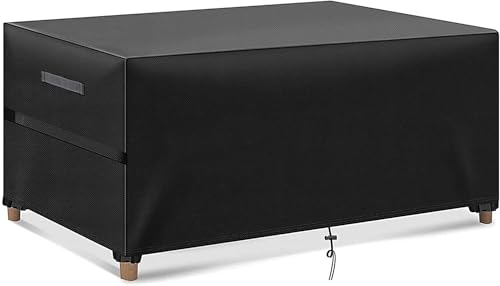 MEELOTOP Abdeckung für Gartenmöbel, Abdeckplane Gartenmöbel Verbessertes Schwerlast 420D Oxford Gewebe Wasserdicht, Winddicht,UV-Beständiges, abdeckung gartenmöbel winterfest, Rechteckig-244x164x102cm von MEELOTOP