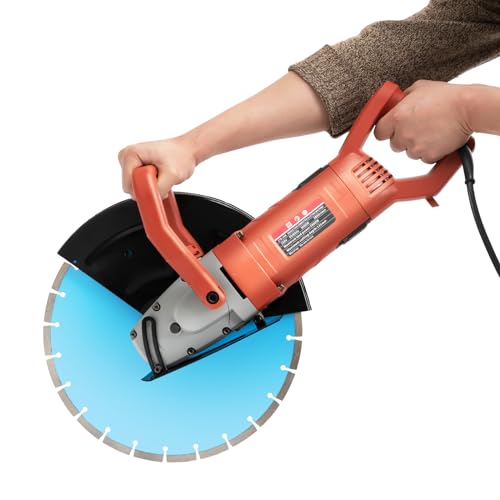 MEELRYD 3000W Betonsäge, Elektrische Steinsäge, Nass- und Trockenschnitt, Staubfreies Schneiden, 350 mm Scheibendurchmesser, 30 mm Schnittbreite, Steinsäge für Beton, Mauerwerk, Granit und Marmor MEELRYD 3000W Betonsäge, Elektrische Steinsäge, Nass- und Trockenschnitt, Staubfreies Schneiden, 350 mm Scheibendurchmesser, 30 mm Schnittbreite, Steinsäge für Beton, Mauerwerk, Granit und Marmor von MEELRYD