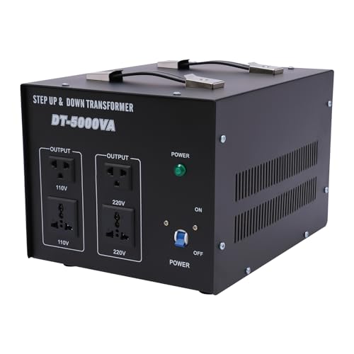 MEELRYD 4500W Spannungswandler Transformator AC 110V⇋220V Transformer Wandler, 2 US Ausgangssteckdosen, 2 europäische Ausgangssteckdosen, Step up down Converter mit automatischer Unterbrechung MEELRYD 4500W Spannungswandler Transformator AC 110V⇋220V Transformer Wandler, 2 US Ausgangssteckdosen, 2 europäische Ausgangssteckdosen, Step up down Converter mit automatischer Unterbrechung von MEELRYD