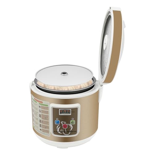 MEELRYD 5L Schwarzer Knoblauch Fermenter, Multifunktionale intelligente Black Garlic Fermenter, Fermentationsmaschine mit Edelstahl-Knoblauchständer, Zeit Einstellbar, für Verwendung bei der Lebensmit von MEELRYD
