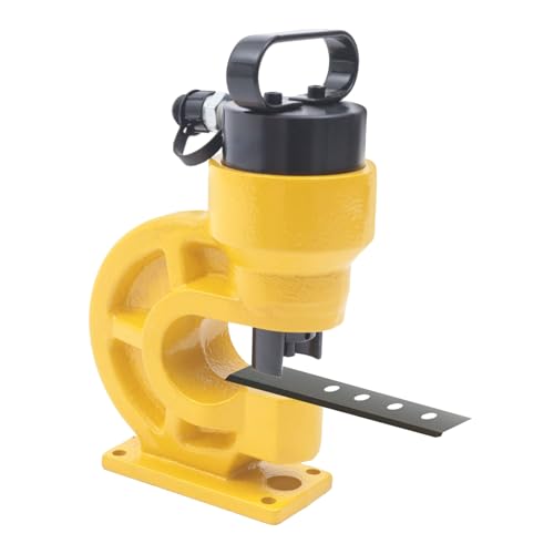 MEELRYD Hydraulische Stanzmaschine, 31T Lochstanzer für Metall, Lochstanzer mit 5 Matrizen, für Busbars, Kupfer, Aluminium & Eisen, Gelb MEELRYD Hydraulische Stanzmaschine, 31T Lochstanzer für Metall, Lochstanzer mit 5 Matrizen, für Busbars, Kupfer, Aluminium & Eisen, Gelb von MEELRYD