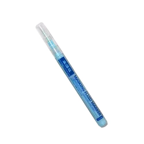 MEELYHOME 0,7 mm / 0,3 mm Maskierflüssigkeit, Markierungsstift, Aquarell-Abdeckflüssigkeit, weiß/blaue Klebstoffe, Abdeckflüssigkeit, Kunstbedarf von MEELYHOME