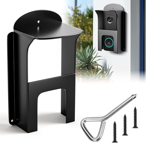 Ring-Türklingel-Abdeckung, Türklingel-Regenschutz, wasserdicht, Ring-Türklingel, blendfreie Abdeckung, Ring-Türklingel-Regenschutz/Platte/Schutz, geeignet für Zugangskontroll-Tastatur, von MEEMENG