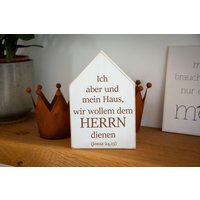 Holzschild Josua 24, 15 "Wir Wollen Dem Herrn Dienen" Christliches Geschenk in Verschiedenen Größen Und Farben | Glaube Gott Geistlich Haus Holzschild Josua 24, 15 "Wir Wollen Dem Herrn Dienen" Christliches Geschenk in Verschiedenen Größen Und Farben | Glaube Gott Geistlich Haus von MEERwertManufaktur