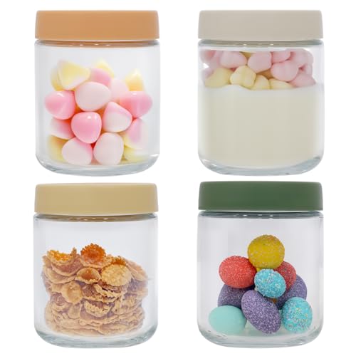 MEETGIFT 4 Pack 16.9 Oz Overnight Oats Gläser,Joghurtgläser Mit Deckel 500ml,Schraubgläser Mit Deckel,Einmachgläser Mit Schraubdeckel Meal Prep Glas Mason Jar,Als Gurkenglas, Marmeladenglas MEETGIFT 4 Pack 16.9 Oz Overnight Oats Gläser,Joghurtgläser Mit Deckel 500ml,Schraubgläser Mit Deckel,Einmachgläser Mit Schraubdeckel Meal Prep Glas Mason Jar,Als Gurkenglas, Marmeladenglas von MEETGIFT