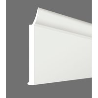 Flachprofil für Fenster und Haustüren pvc, 30 x 3 mm, selbstklebend mit Dichtlippe, Länge 220 cm, Farbe: weiß von MEETH