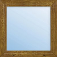 Meeth Fenster »77/3 MD«, Gesamtbreite x Gesamthöhe: 70 x 150 cm, Glassstärke: 33 mm, weiß/golden oak - goldfarben von MEETH