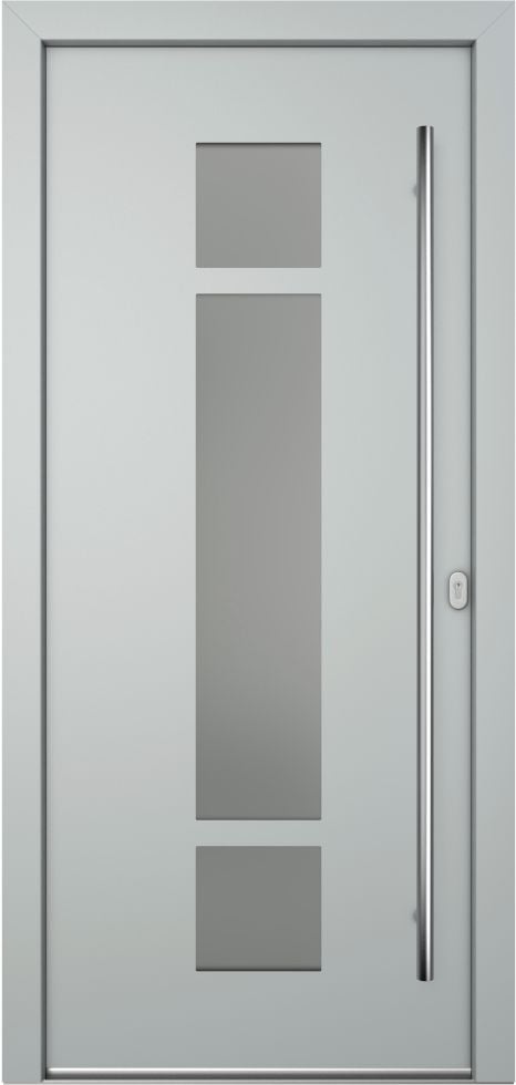 Meeth Haustür Genius PVC Modell 102 DIN Rechts weiß/lichtgrau Meeth Haustür Genius PVC Modell 102 DIN Rechts weiß/lichtgrau von JOSEFMEETH