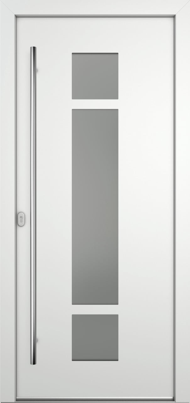 Meeth Haustür Genius PVC Modell 102 DIN Links weiß von JOSEFMEETH