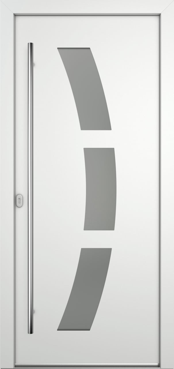Meeth Haustür Genius PVC Modell 103 DIN Links weiß von JOSEFMEETH