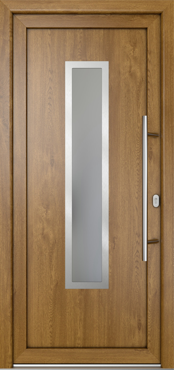 Meeth Haustür Signum Pro PVC Modell 32 108 x 200 cm DIN Rechts weiß/golden oak Meeth Haustür Signum Pro PVC Modell 32 108 x 200 cm DIN Rechts weiß/golden oak von JOSEFMEETH