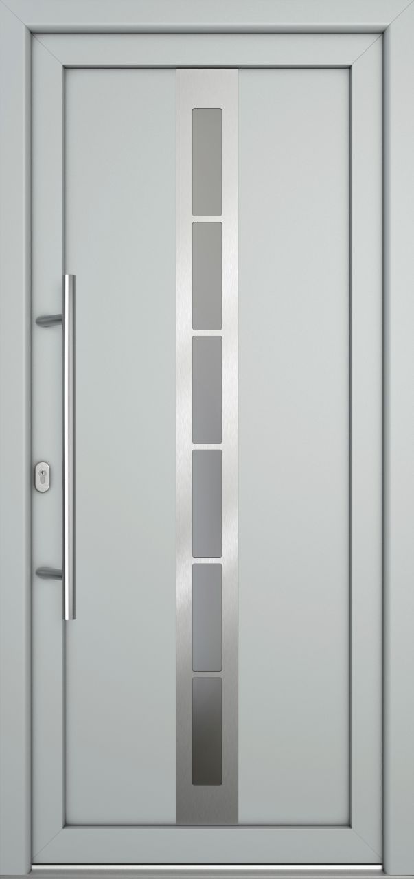 Meeth Haustür Signum Pro PVC Modell 38 108 x 208 cm DIN Links weiß/lichtgrau Meeth Haustür Signum Pro PVC Modell 38 108 x 208 cm DIN Links weiß/lichtgrau von JOSEFMEETH