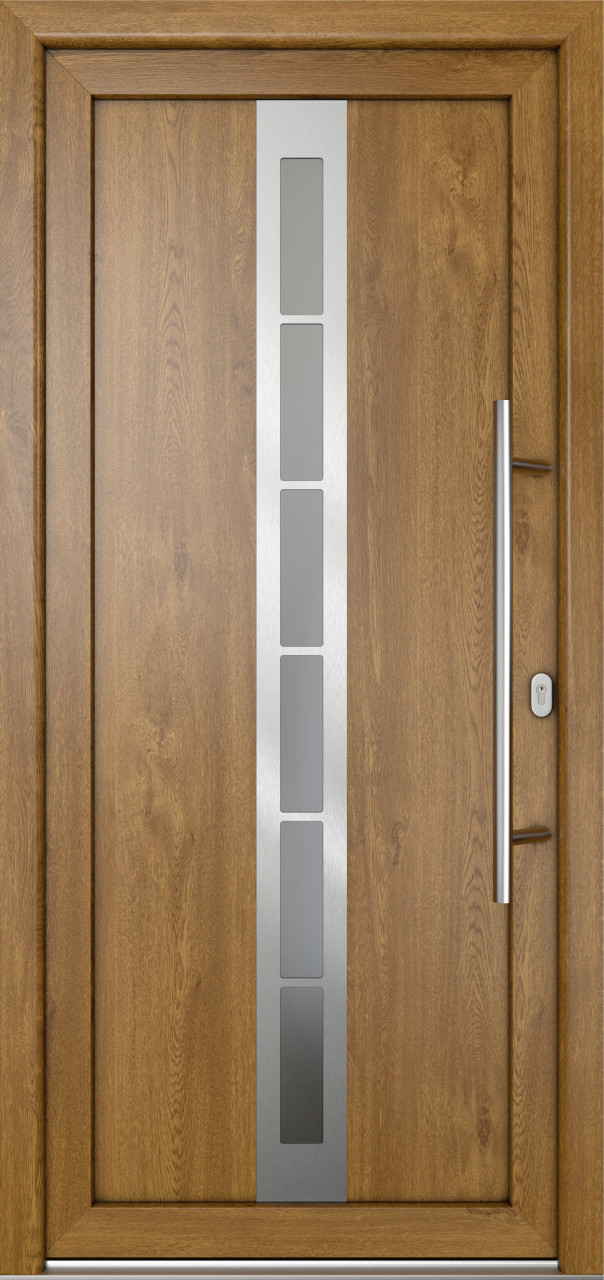 Meeth Haustür Signum Pro PVC Modell 38 98 x 200 cm DIN Rechts weiß/golden oak Meeth Haustür Signum Pro PVC Modell 38 98 x 200 cm DIN Rechts weiß/golden oak von JOSEFMEETH