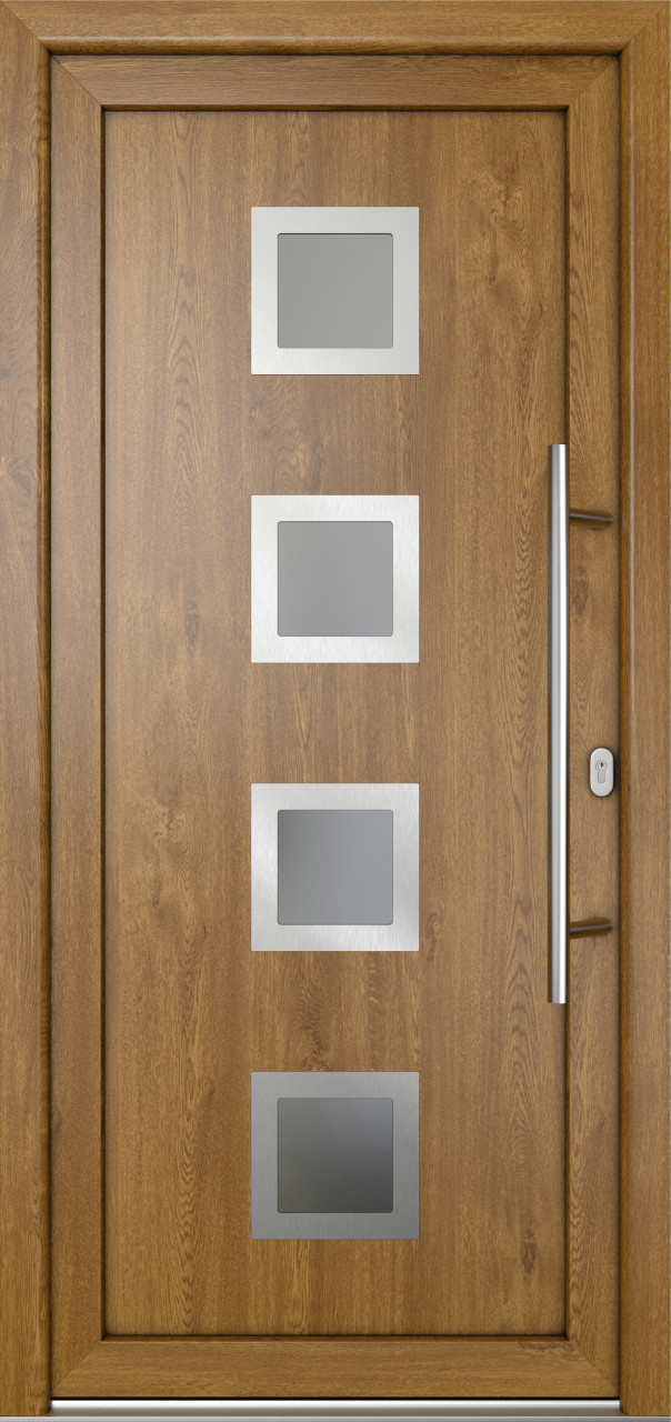 Meeth Haustür Signum Pro PVC Modell 84 98 x 200 cm DIN Rechts weiß/golden oak Meeth Haustür Signum Pro PVC Modell 84 98 x 200 cm DIN Rechts weiß/golden oak von JOSEFMEETH