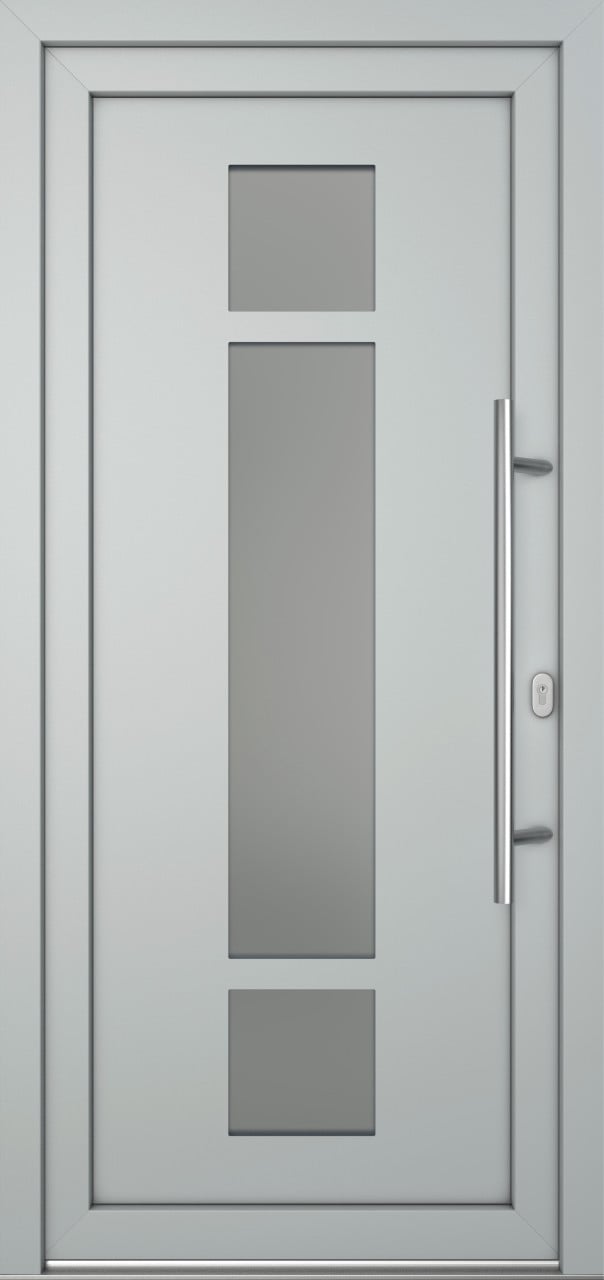 Meeth Haustür Optimal Pro PVC Modell 102 88 x 208 cm DIN Rechts weiß/lichtgrau Meeth Haustür Optimal Pro PVC Modell 102 88 x 208 cm DIN Rechts weiß/lichtgrau von JOSEFMEETH