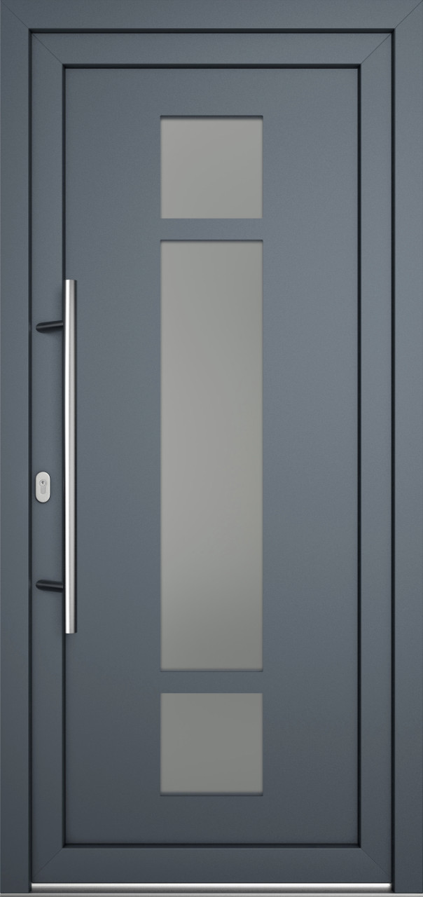 Meeth Haustür Optimal Pro PVC Modell 102 98 x 208 cm DIN Links weiß/titan Meeth Haustür Optimal Pro PVC Modell 102 98 x 208 cm DIN Links weiß/titan von JOSEFMEETH