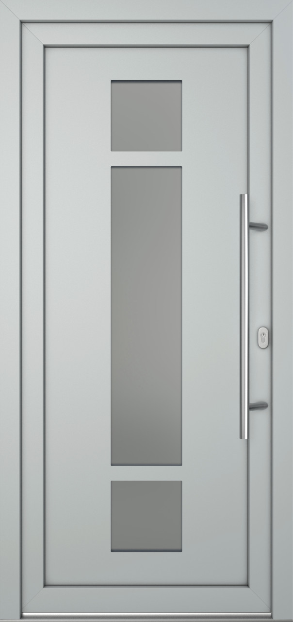 Meeth Haustür Optimal Pro PVC Modell 102 98 x 208 cm DIN Rechts weiß/lichtgrau Meeth Haustür Optimal Pro PVC Modell 102 98 x 208 cm DIN Rechts weiß/lichtgrau von JOSEFMEETH