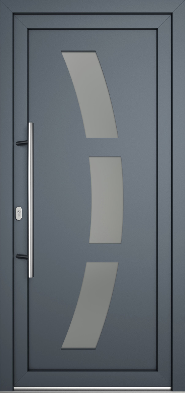 Meeth Haustür Optimal Pro PVC Modell 103 108 x 208 cm DIN Links weiß/titan Meeth Haustür Optimal Pro PVC Modell 103 108 x 208 cm DIN Links weiß/titan von JOSEFMEETH