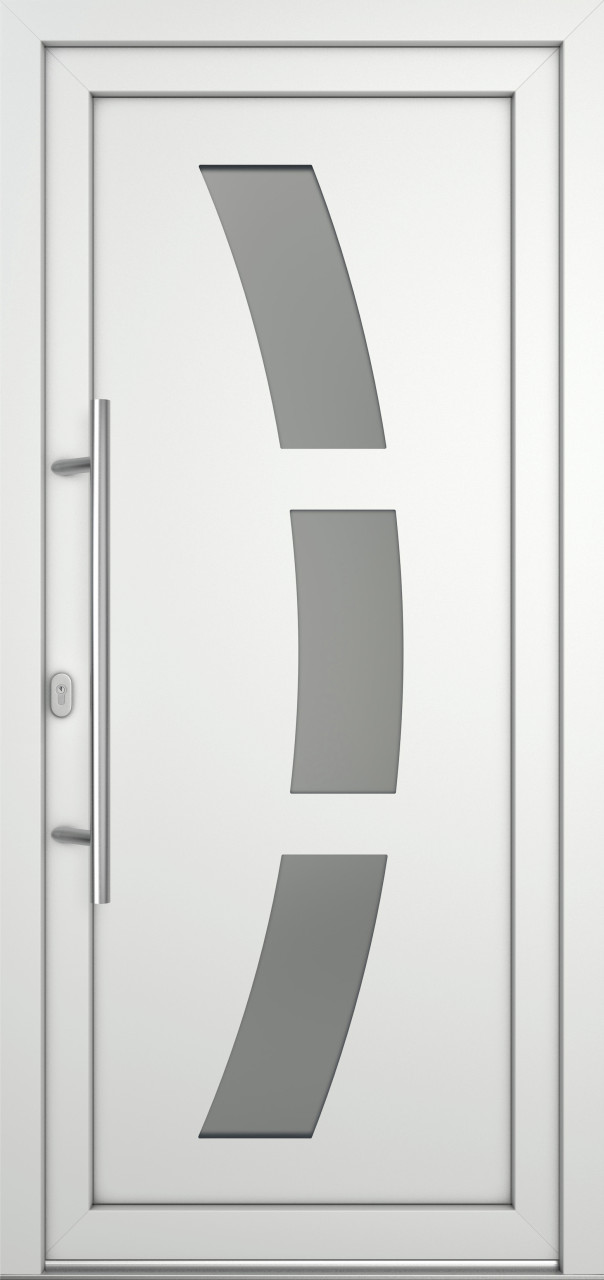 Meeth Haustür Optimal Pro PVC Modell 103 98 x 208 cm DIN Links weiß von JOSEFMEETH