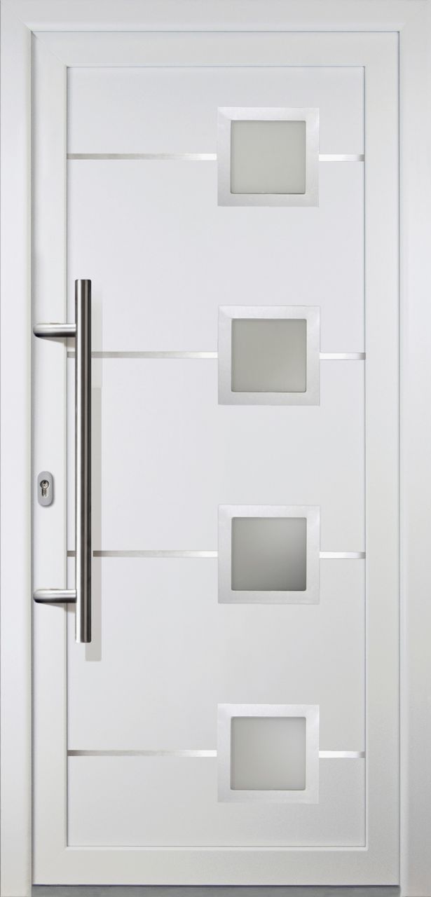 Meeth Haustür Signum Aluminium Modell 88 88 x 200 cm, DIN links, weiß Meeth Haustür Signum Aluminium Modell 88 88 x 200 cm, DIN links, weiß von JOSEFMEETH