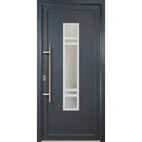 Meeth Kunststoff-Haustür »Signum Exklusiv«, satiniertes Glas, titan, nach Innen öffnend, ohne Türgriff - grau Meeth Kunststoff-Haustür »Signum Exklusiv«, satiniertes Glas, titan, nach Innen öffnend, ohne Türgriff - grau von MEETH