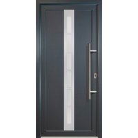 Meeth Kunststoff-Haustür »Signum Exklusiv«, satiniertes Glas, titan, nach Innen öffnend, ohne Türgriff - grau Meeth Kunststoff-Haustür »Signum Exklusiv«, satiniertes Glas, titan, nach Innen öffnend, ohne Türgriff - grau von MEETH