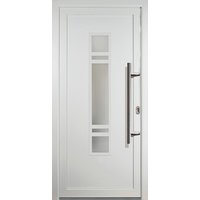 Meeth Kunststoff-Haustür »Signum Exklusiv«, satiniertes Glas, weiß, nach Innen öffnend, ohne Türgriff - weiss Meeth Kunststoff-Haustür »Signum Exklusiv«, satiniertes Glas, weiß, nach Innen öffnend, ohne Türgriff - weiss von MEETH
