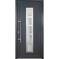 Meeth Kunststoff-Haustür »Signum Exklusiv«, satiniertes Glas, titanfarben, nach Innen öffnend, ohne Türgriff - grau Meeth Kunststoff-Haustür »Signum Exklusiv«, satiniertes Glas, titanfarben, nach Innen öffnend, ohne Türgriff - grau von MEETH