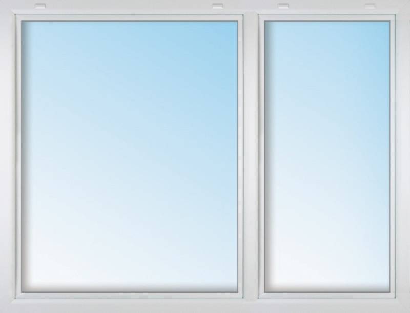 Meeth Kunststofffenster 140 x 100 cm 2-flg. Dreh-Kipp/Dreh-Kipp rechts weiß von JOSEFMEETH