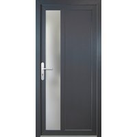 Meeth Nebeneingangstür »ProM 04«, titanfarben, nach Außen öffnend - grau Meeth Nebeneingangstür »ProM 04«, titanfarben, nach Außen öffnend - grau von MEETH