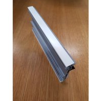 Verbreiterungsprofil für pvc Fenster und Haustüren 15 mm, Länge 220 cm, Farbe weiss/weiss von MEETH