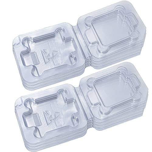 MEETOOT 14 Stück Universal CPU Schutzbox 5,5 x 6,5 cm Computer CPU Gehäuse Tray Flip Top Container LGA1150 / 1151 / 1155 / 1156 i3 i5 i7 CPU Intel Protector Cover von MEETOOT