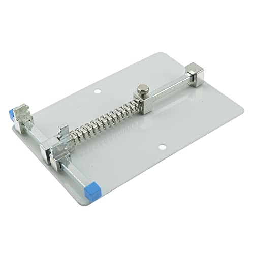 MEETOOT PCB Leiterplattenhalter 120 x 80 mm Verstellbares Telefon PCB Leiterplatte Halter Plattform Feste Stützklemme Löten von MEETOOT