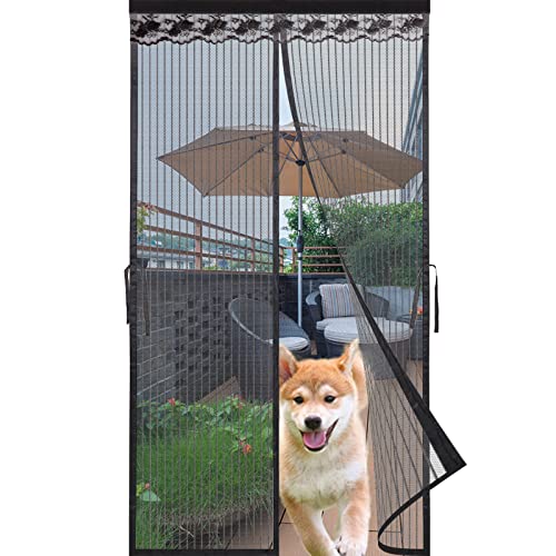 MEEYI Fliegengitter Tür Balkontür 80x225cm, Fliegengitter Falttür Magnetische Mückennetz Profi Insektenschutz Für Schiebefenster - Schwarz MEEYI Fliegengitter Tür Balkontür 80x225cm, Fliegengitter Falttür Magnetische Mückennetz Profi Insektenschutz Für Schiebefenster - Schwarz von MEEYI