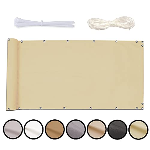 MEEYI Sichtschutz Balkon Sichtschutz 90x200cm Seitenmarkise Schattentuch Camping Stoff Picknickmatte Balcony Cover Sichtschutz Garten Balcony Privacy Screen Sichtschutz FüR Terrasse MEEYI Sichtschutz Balkon Sichtschutz 90x200cm Seitenmarkise Schattentuch Camping Stoff Picknickmatte Balcony Cover Sichtschutz Garten Balcony Privacy Screen Sichtschutz FüR Terrasse von MEEYI