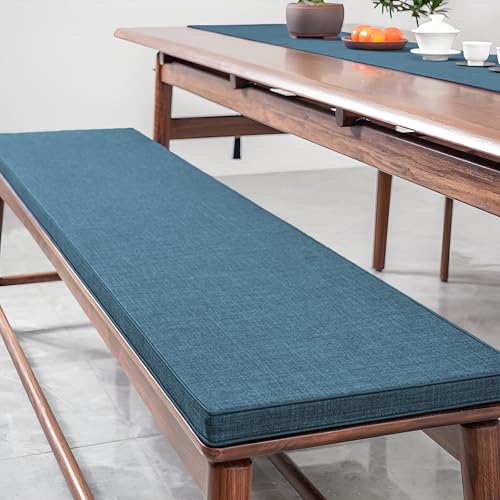MEEYI Sitzkissen Outdoor 80x110x10cm, Fensterbank Bankkissen Atmungsaktiv Multifunktion Sitzkissen für Fensterbank viele Farben und Größen für Couch Gartenmöbel, Dunkelblau MEEYI Sitzkissen Outdoor 80x110x10cm, Fensterbank Bankkissen Atmungsaktiv Multifunktion Sitzkissen für Fensterbank viele Farben und Größen für Couch Gartenmöbel, Dunkelblau von MEEYI