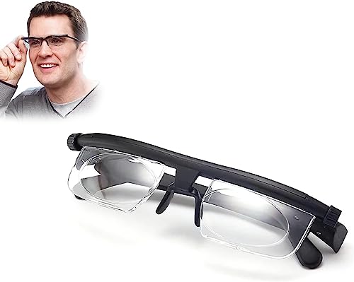 MEFESE Vifocus-Brillen, Vifocus-Brillen mit einstellbarem Fokus for Nah- und Fernsicht, verstellbare Zifferblattbrillen for Fern- oder Lesemyopie (Color : 1pcs) von MEFESE
