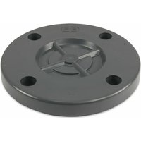 Mega Blindflansch pvc-u DN80 din Flansch 16 bar, grau von MEGA GROUP