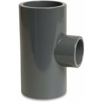 Mega T-Stück 90° pvc-u 40 mm x 16 mm x 40 mm Klebemuffe 16 bar, grau von MEGA GROUP
