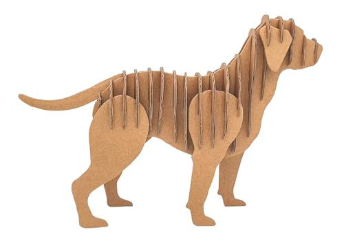 MÉGACRÉA Modell aus Karton, Hund, klein, 20 x 14 x 4 cm von MÉGACRÉA